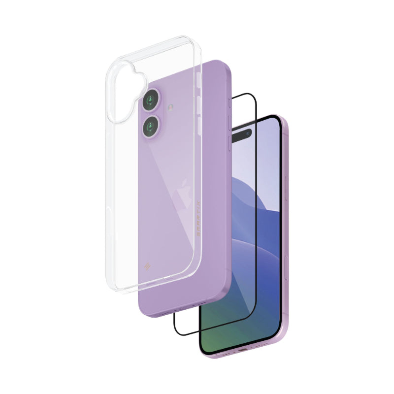Smartix SM16BNCL Case & Glass iPhone 16