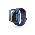 Epico Glass Case, Apple Watch 7, 41mm - protective case, Metallic Blue