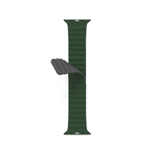 EPICO Watch Strap Magnetic for Apple Watch 38/40/41mm - Gray/Green