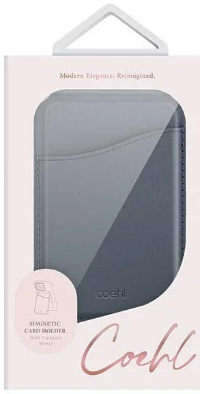 UNIQ Coehl Esme magnetic wallet with mirror and stand dark blue