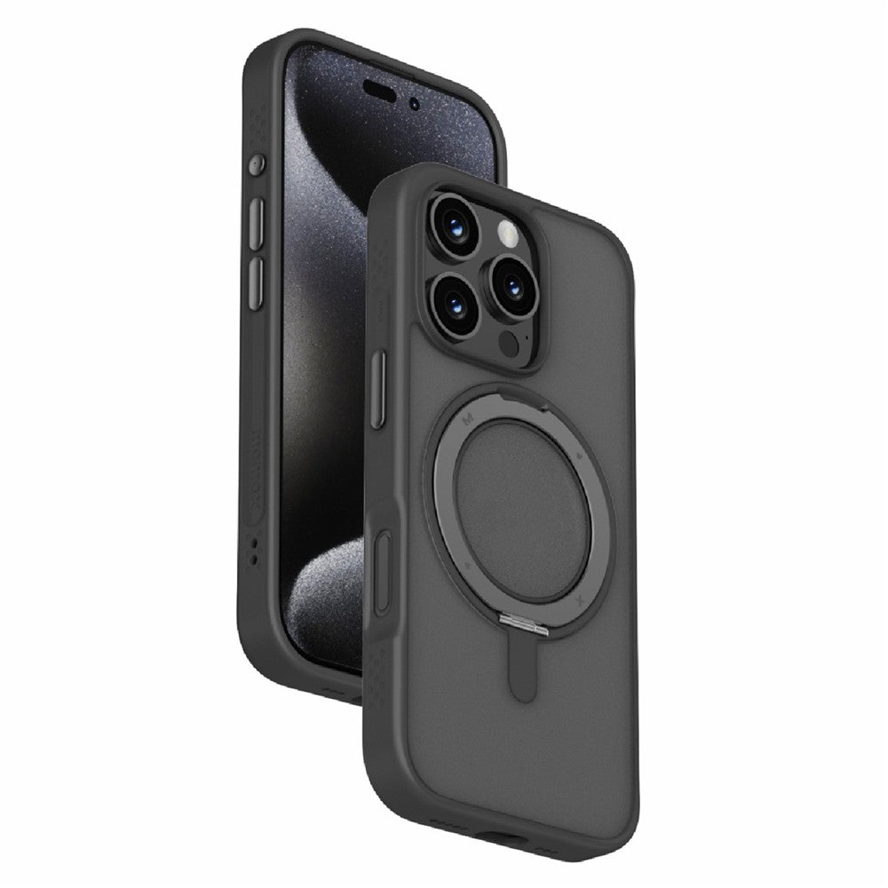 Momax iPhone 16 Pro Max Roller Magsafe Case-Black