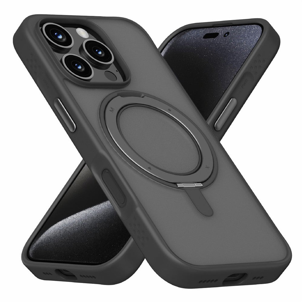 Momax iPhone 16 Pro Max Roller Magsafe Case-Black