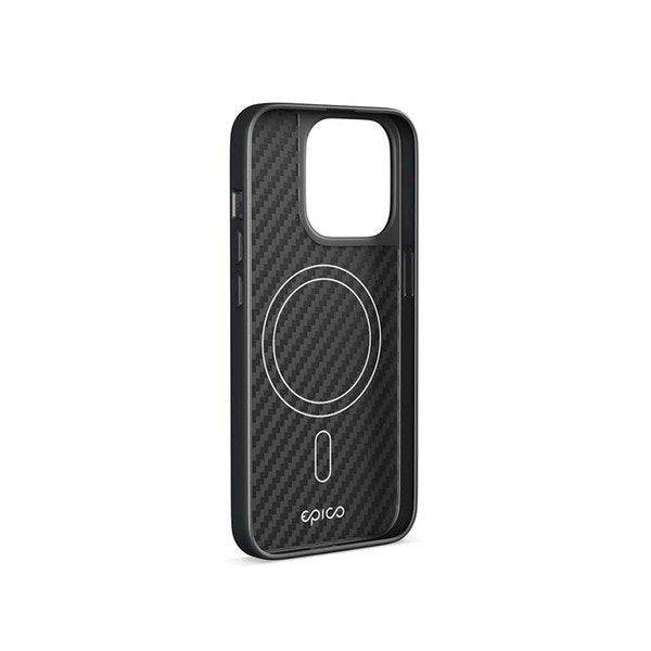 Epico Mag+ Hybrid Carbon, iPhone 14 - Case, Black
