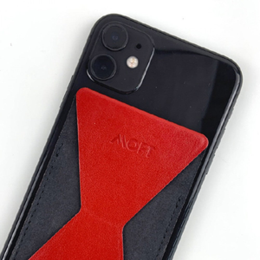 حامل موفت مع حامل مغناطيسي للهاتف / أحمر 