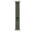 49mm Green/Neon Trail Loop - M/L - Natural Titanium Finish