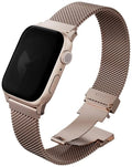 سوار UNIQ DANTE PRO Apple Watch SELF-ADVANCED MESH STEEL BAND 49/46/45/44MM - METALLIC ROSE