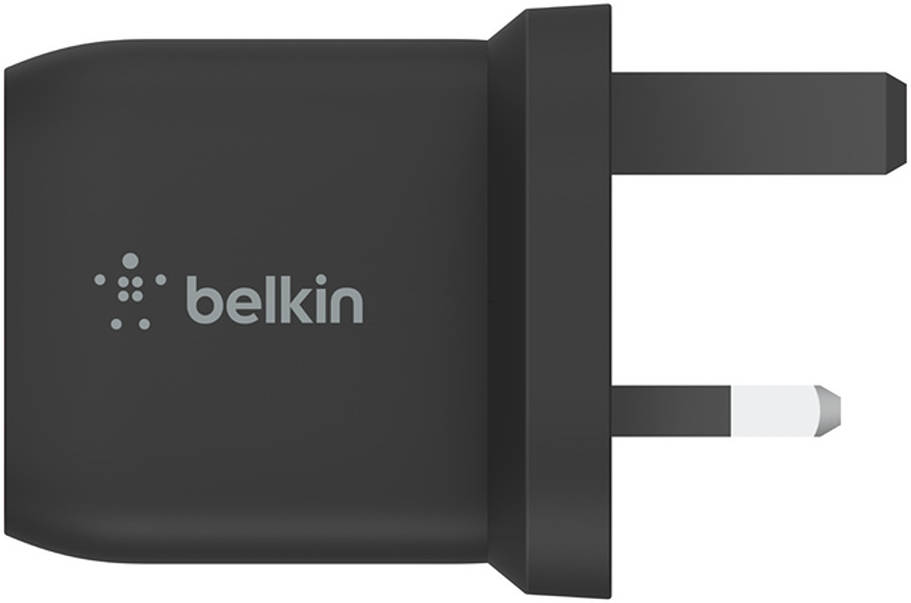Belkin Boost Charge Pro Dual USB-C Gan Wall Charger with PPS 45W Black