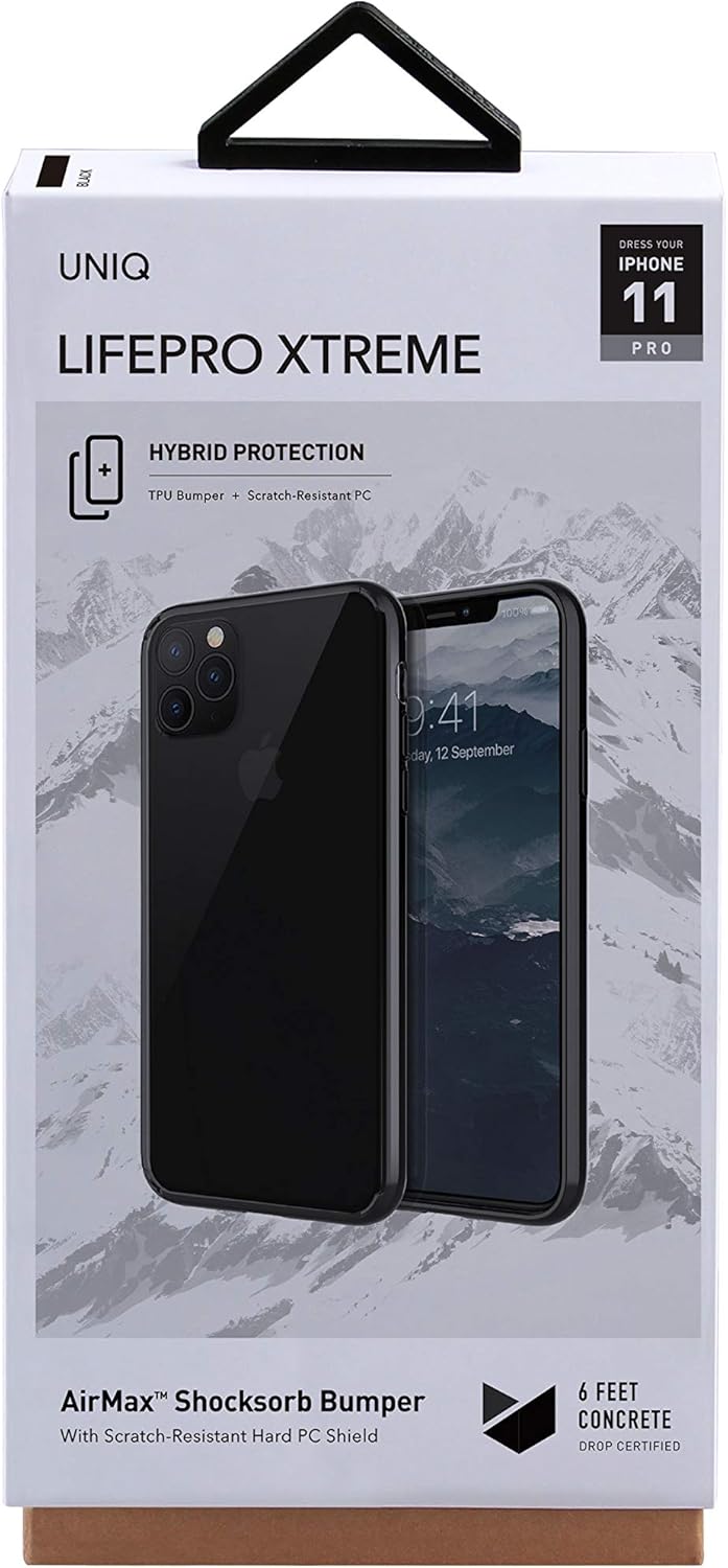 Hybrid LifePro Xtreme Case for iPhone 11 Pro – Obsidian Black