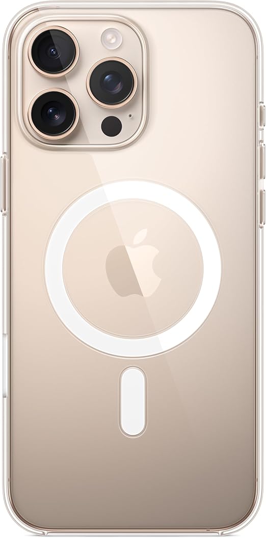 جراب Apple iPhone 16 Pro Max مع MagSafe شفاف