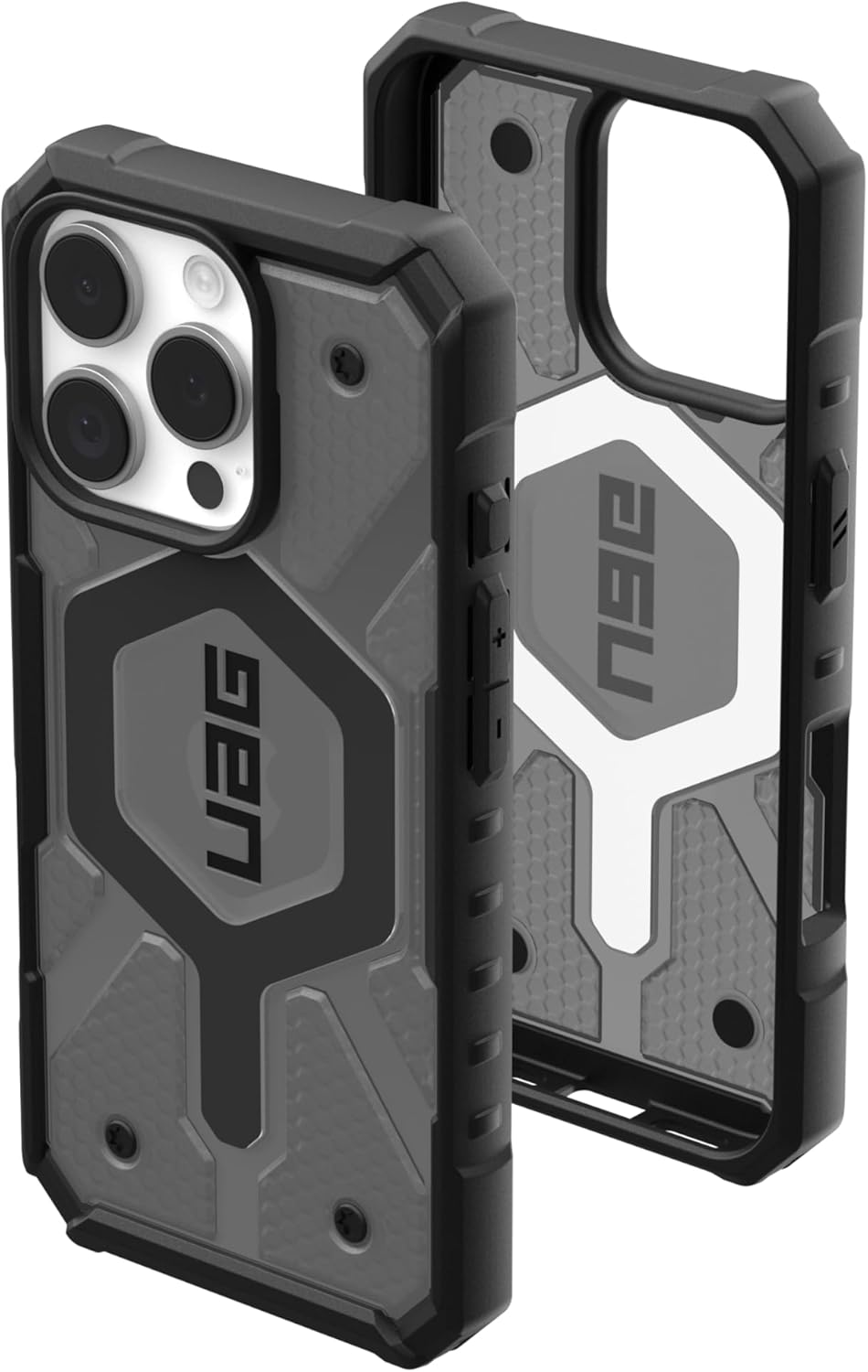 UAG iPhone 16 Pro Case 6.3" Pathfinder Clear - Rugged Shockproof Anti-Slip, Ash