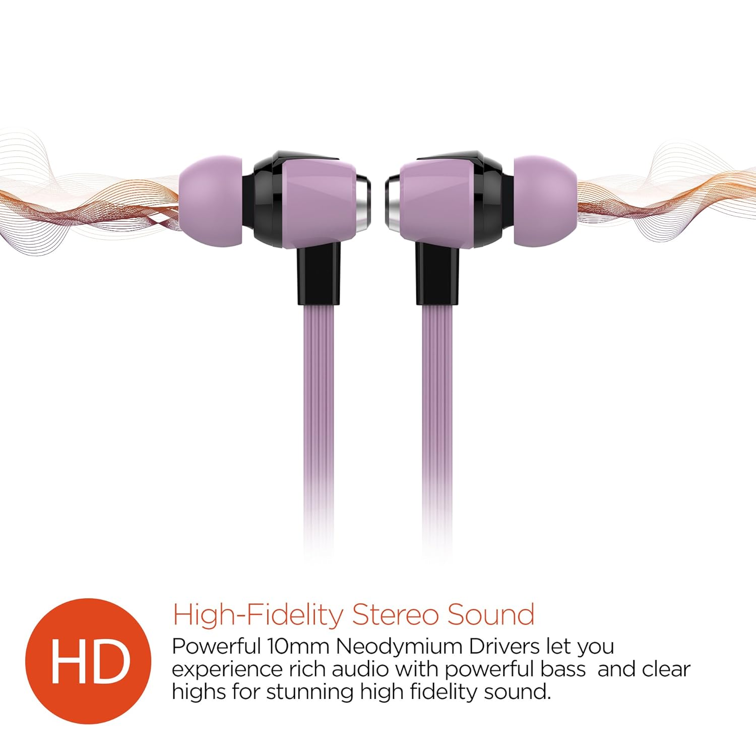 HyperGear dBm Special Edition Pastel Earphones (Rose)