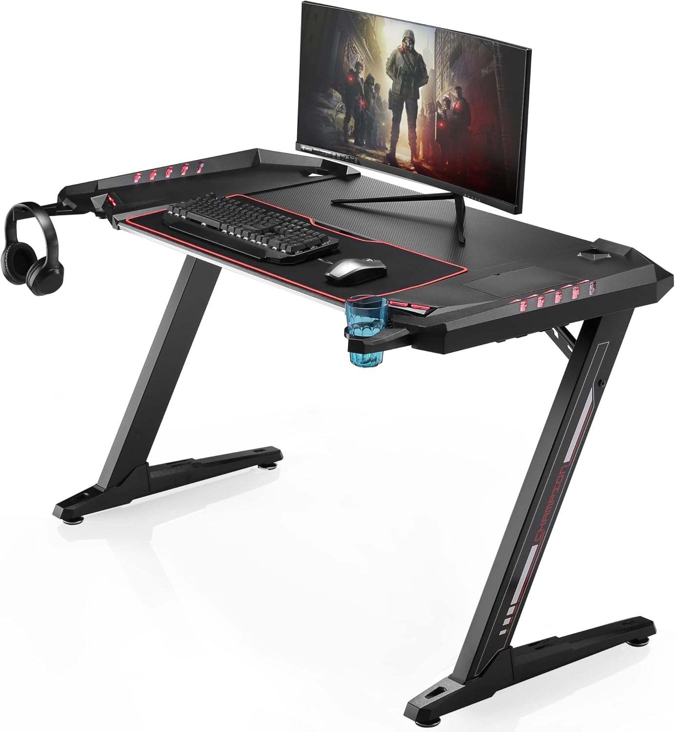 Eureka Ergonomic Z2 51″ RGB Gaming Desk