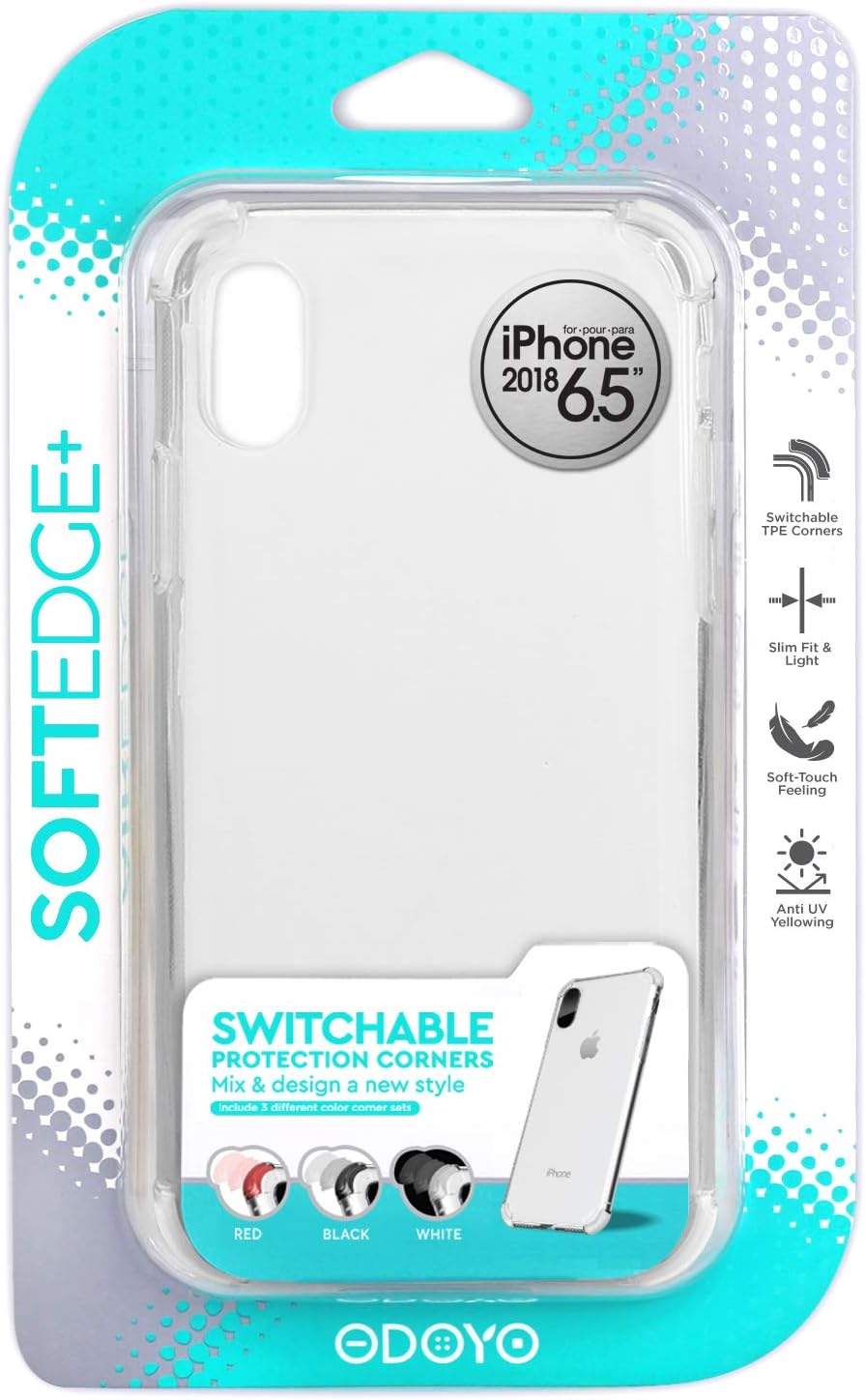ODOYO SOFT EDGE+ FOR IPHONE XS MAX 6.5'' JELLY CLEAR