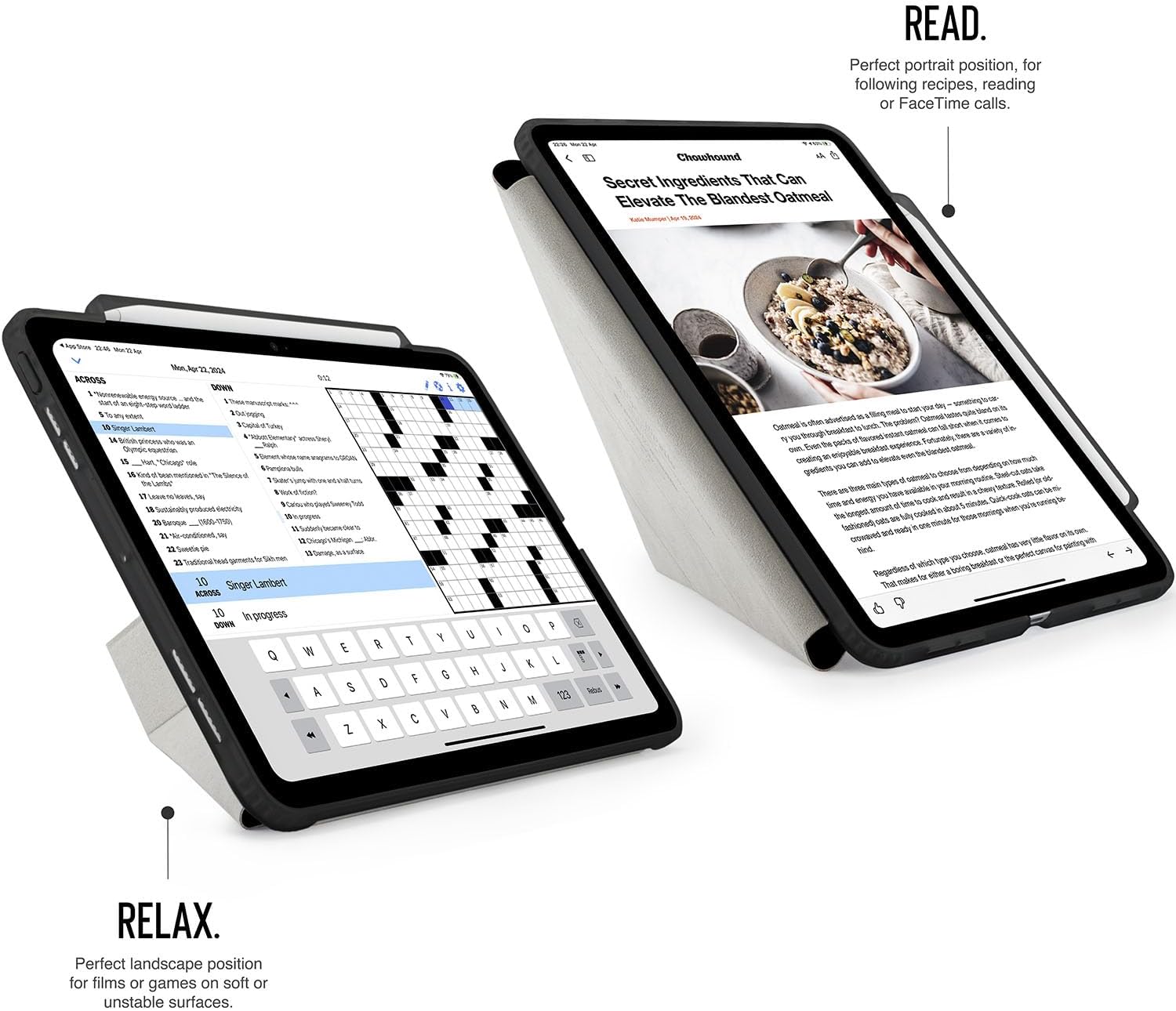 Pipetto iPad Pro13 Origami No3 Pencil Case Black