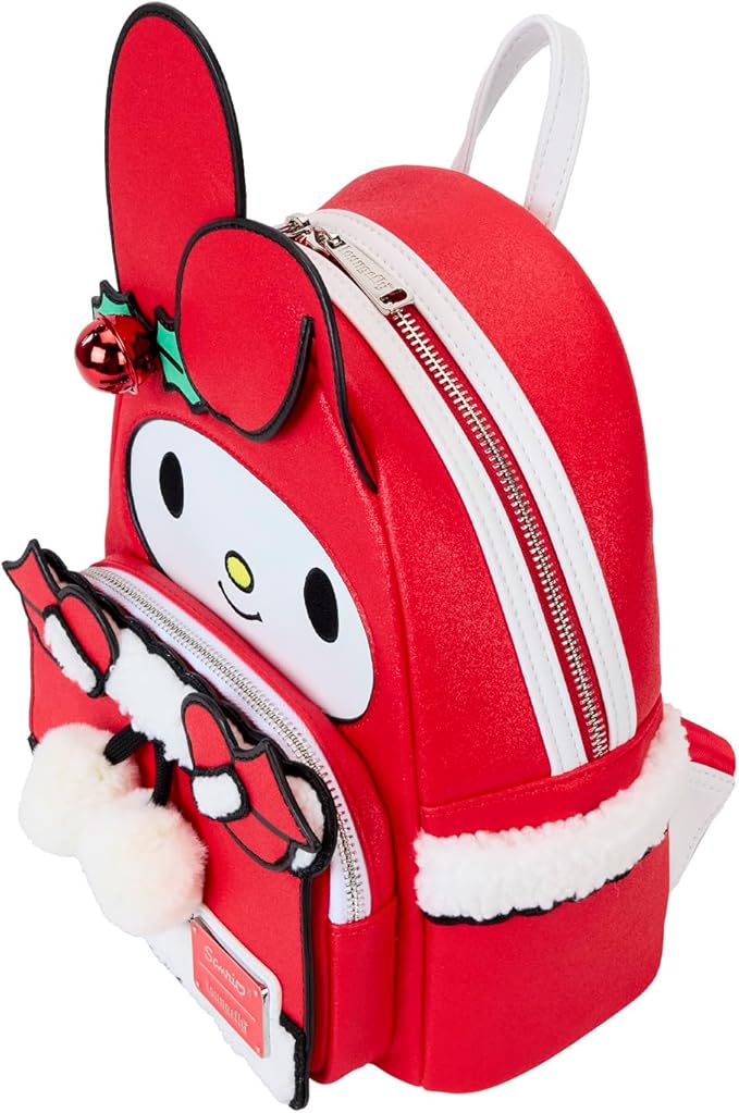 Loungefly Leather Mini Backpack – Sanrio My Melody Winter Holiday Design