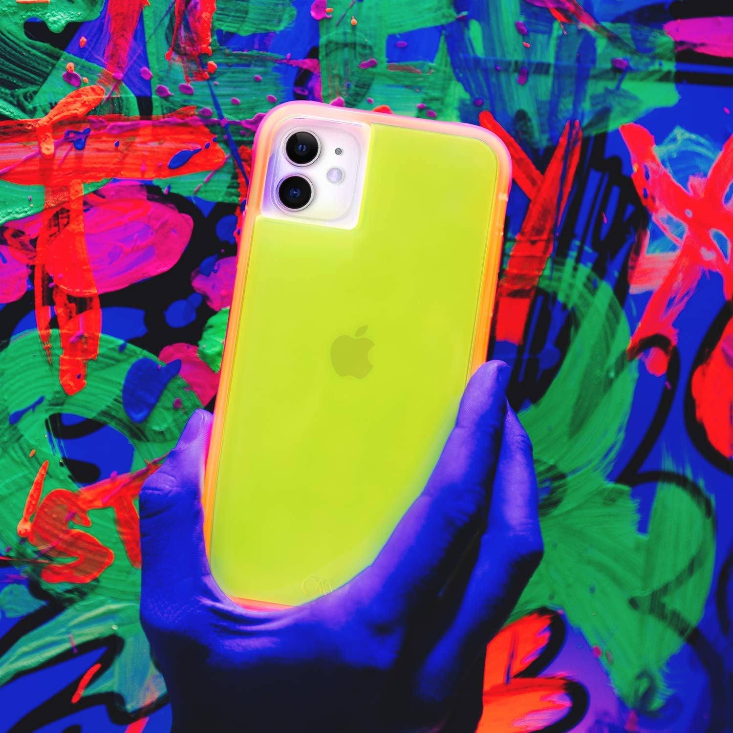 Case-Mate - Tough NEON - جراب لهاتف iPhone 11 Pro - 5.8 بوصة - أصفر/وردي نيون