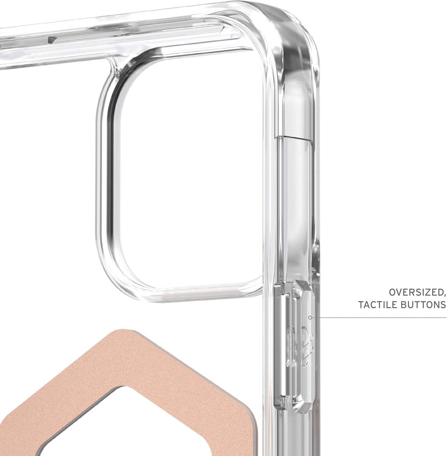 UAG iPhone 16 Pro Max Case 6.9" Plyo - Rugged Shockproof Clear, Ice/Rose Gold