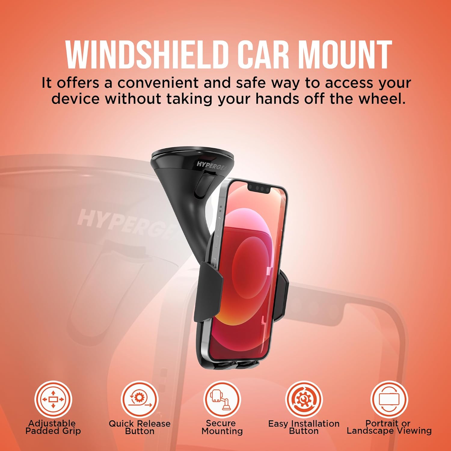 HyperGear Quick Release Universal Car Mount