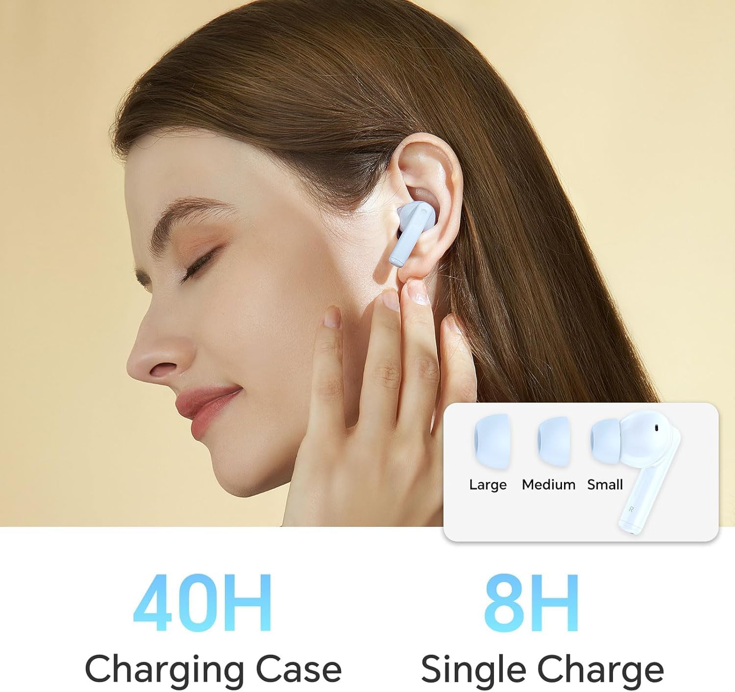 Honor Choice Earbuds X7i Headphone - White