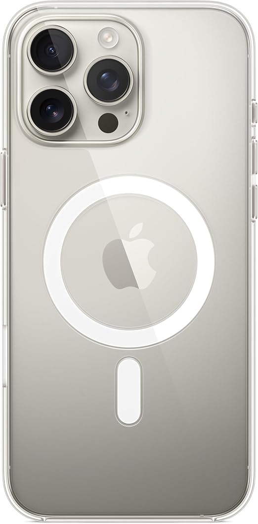 جراب Apple iPhone 16 Pro Max مع MagSafe شفاف