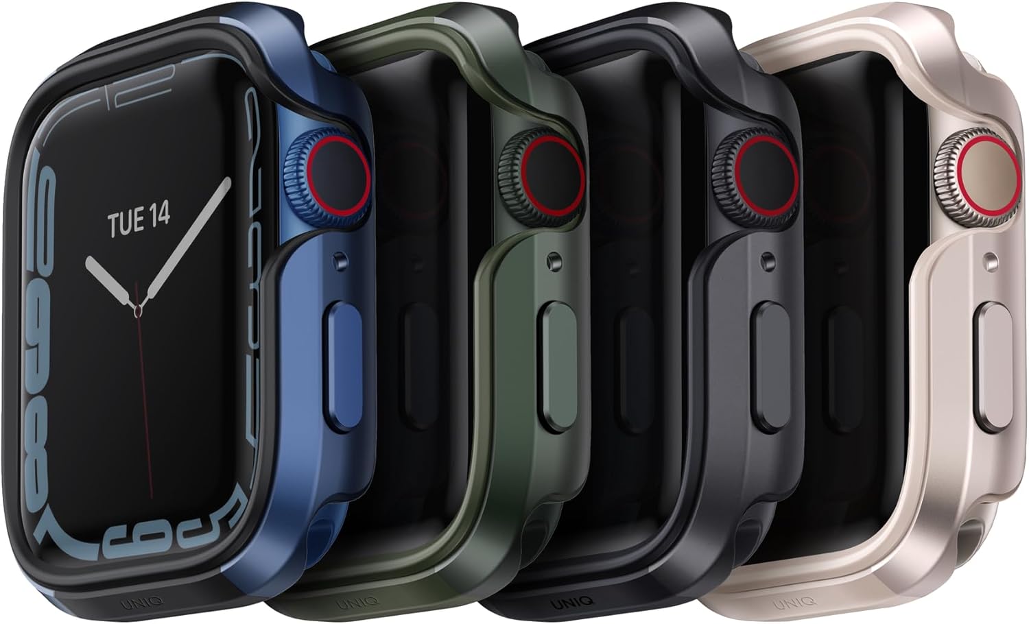 غطاء Uniq Valencia لساعة Apple Watch مقاس 41/40 مم - أزرق كوبالت