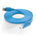 كابل USB-C 2.0 عالي السرعة للشحن والمزامنة من Naztech-Lighted - مع مصباح LED 