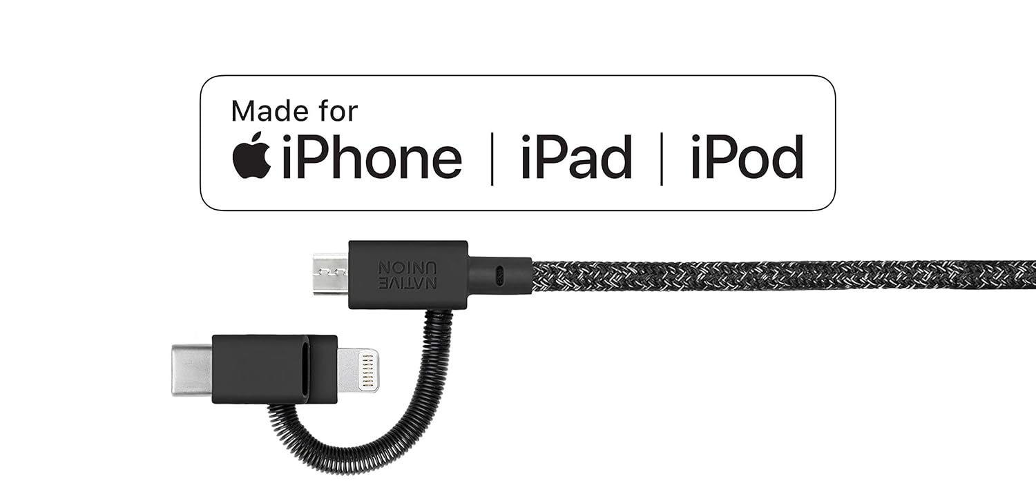 native union belt 2m cable 3 in 1 lightning micro and type c cosmos