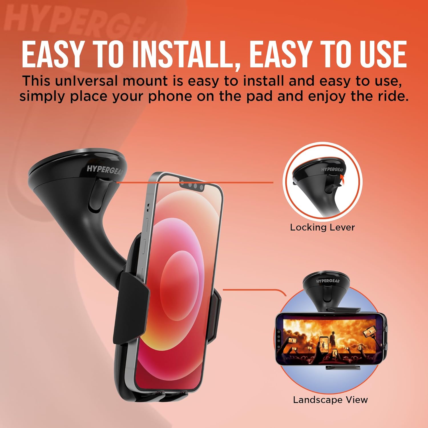 HyperGear Quick Release Universal Car Mount