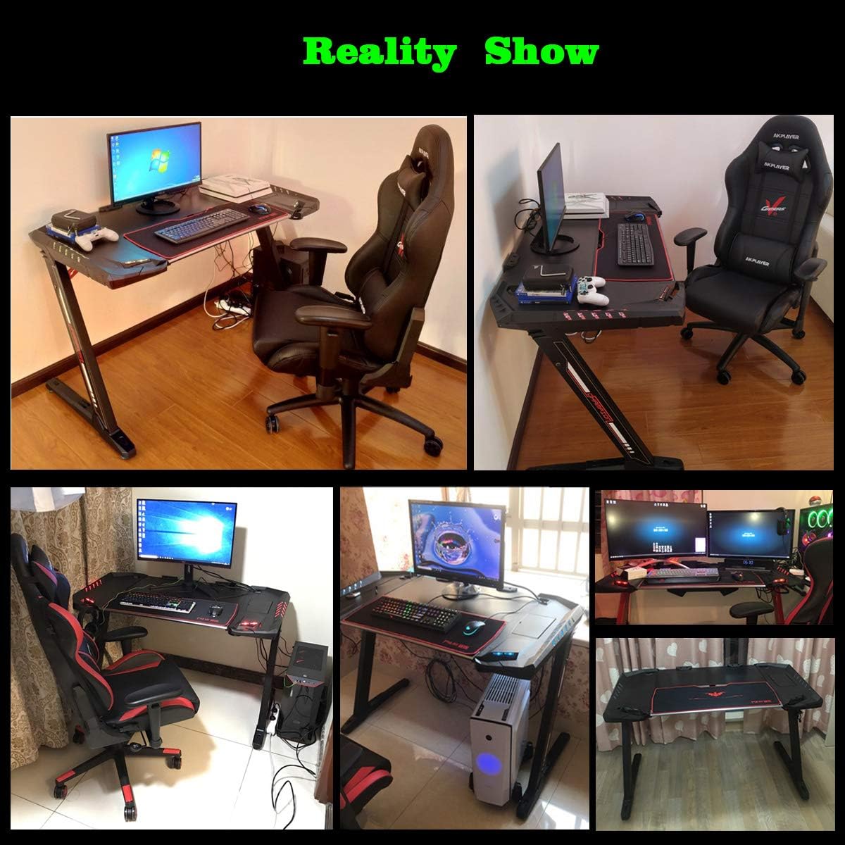 Eureka Ergonomic Z2 51″ RGB Gaming Desk
