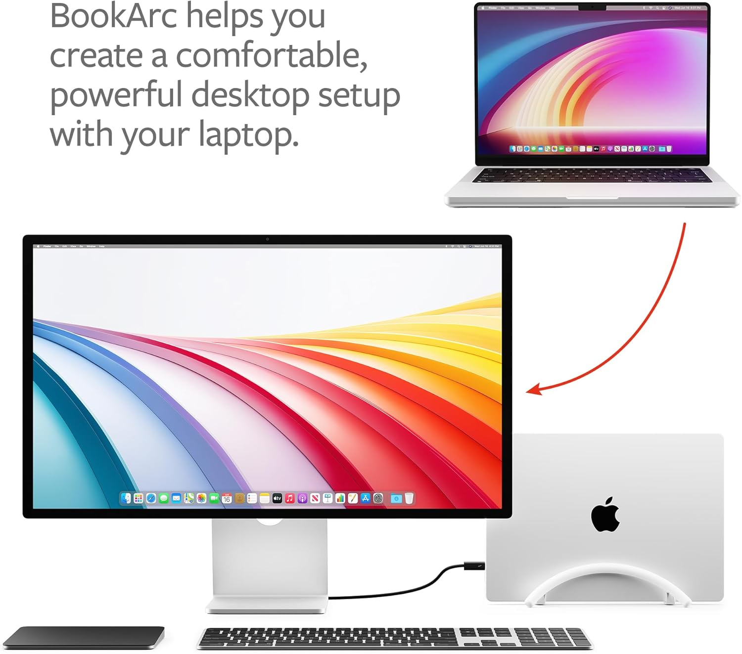 Twelve South BookArc Flex Vertical Desktop Stand for MacBook