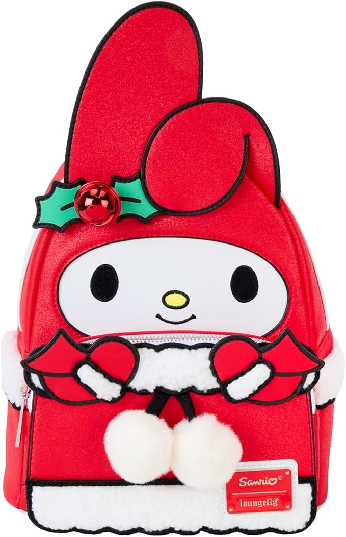 Loungefly Leather Mini Backpack – Sanrio My Melody Winter Holiday Design