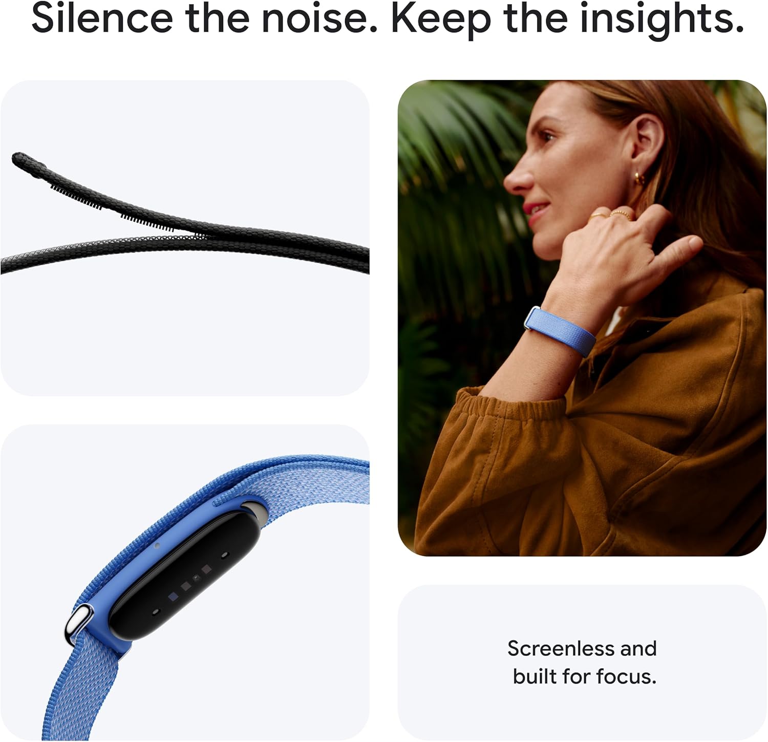 Google Fitbit Air Activity Tracker with Heart Rate & Sleep Tracking – Obsidian