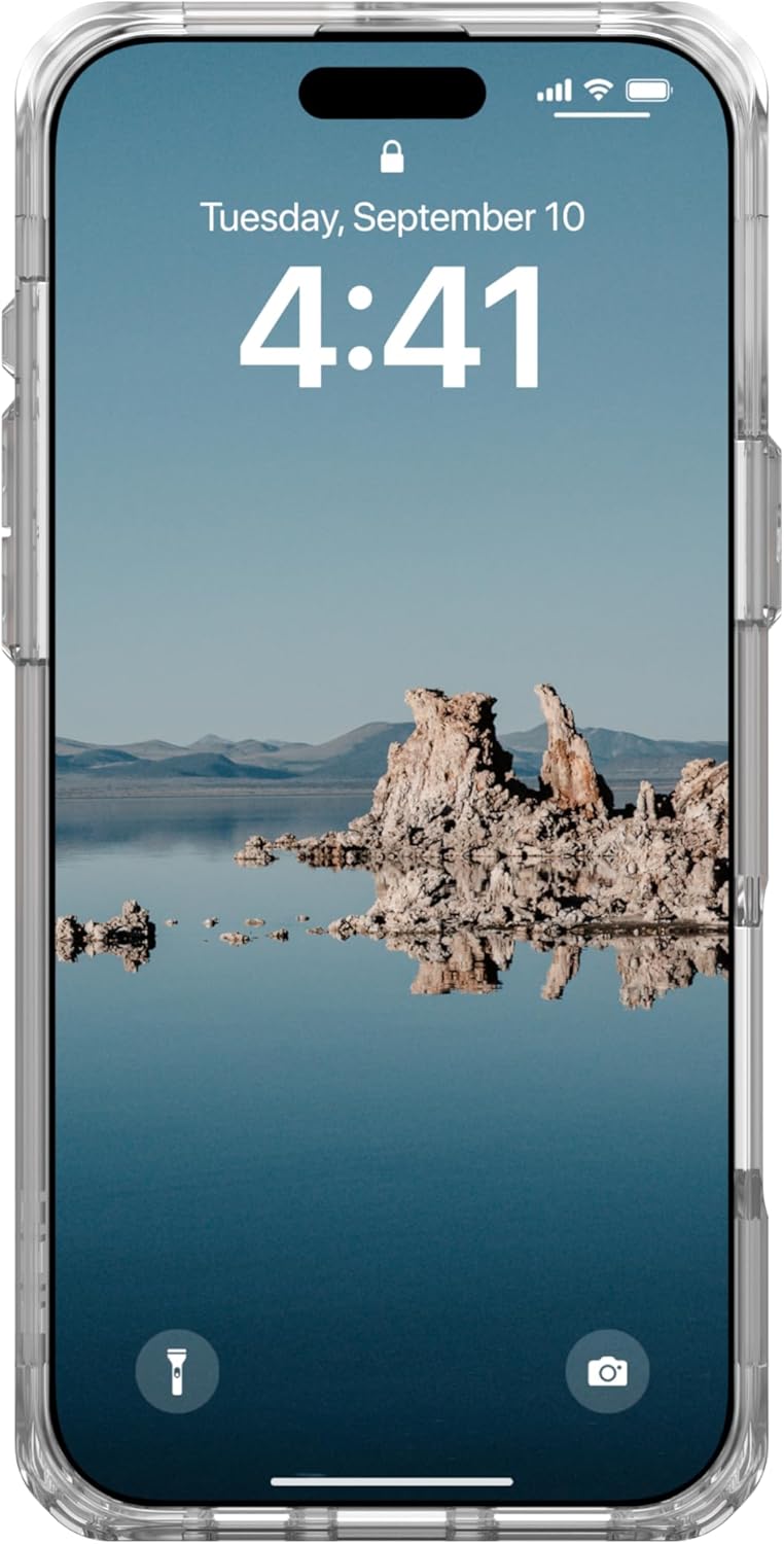 UAG iPhone 16 Pro Max Case 6.9" Plyo - Rugged Shockproof Clear, Ice/Rose Gold