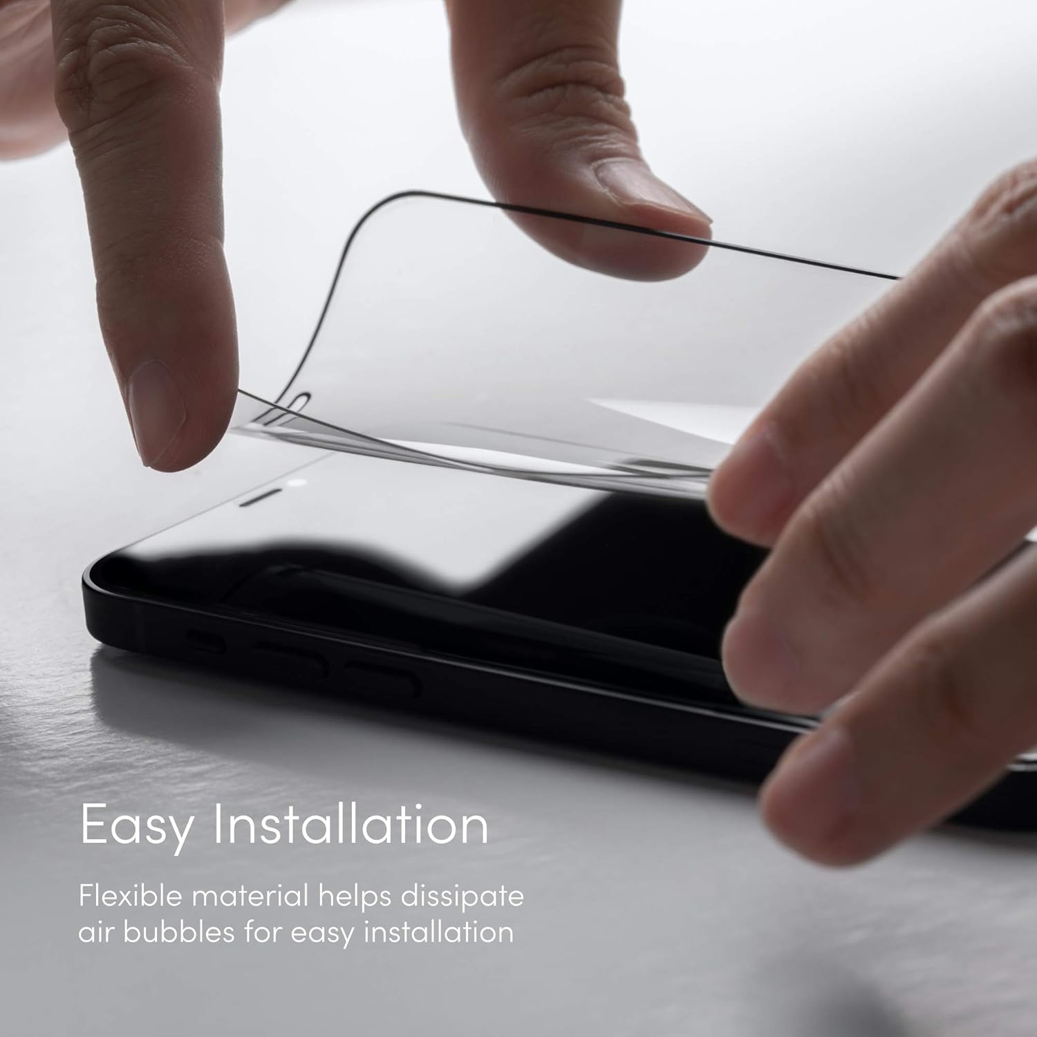 Moshi AirFoil Pro Screen Protector for iPhone 12 Mini – Black