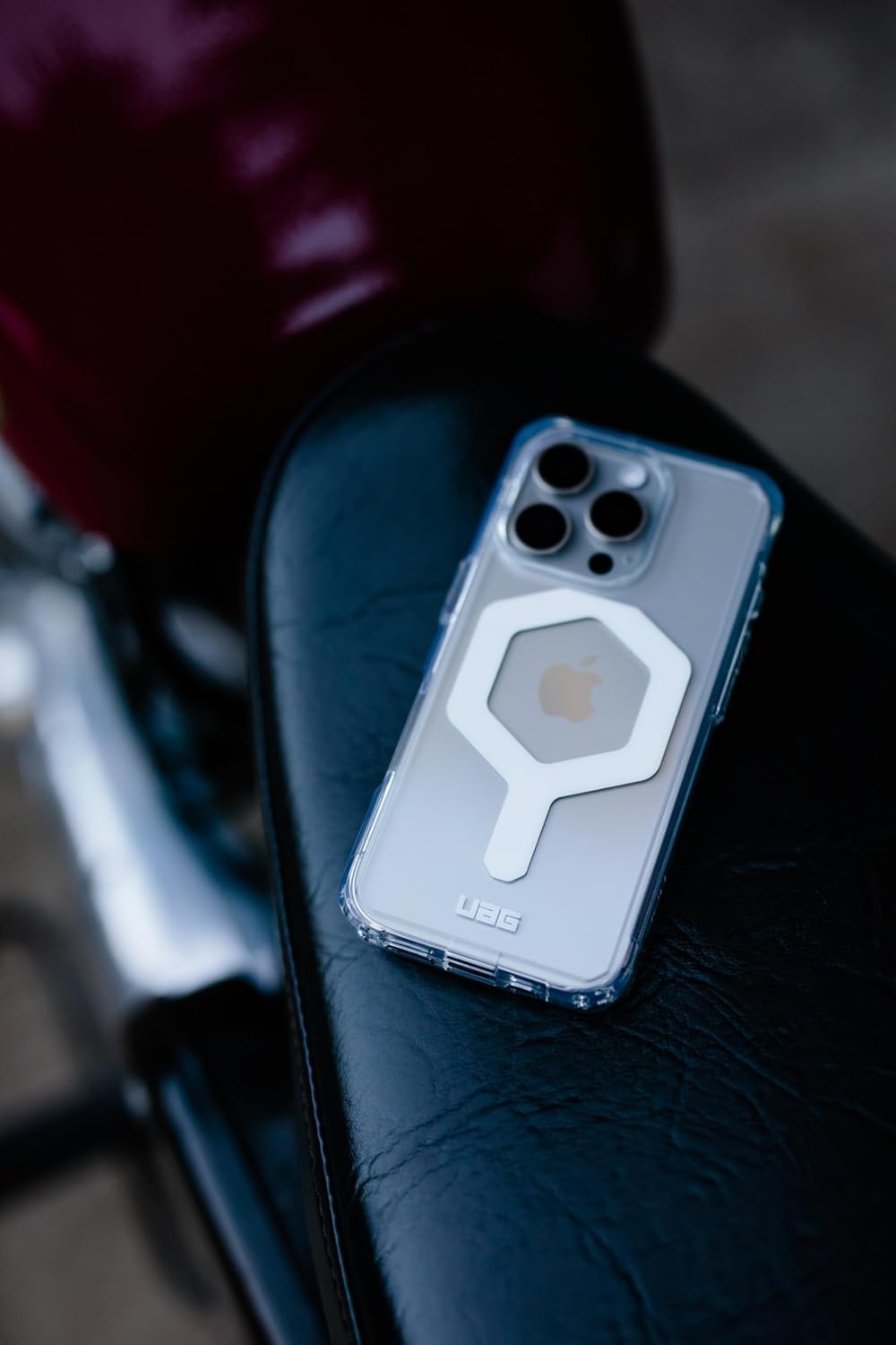 UAG iPhone 16 Pro Case 6.3" Plyo - Rugged Slim Clear Shockproof, Ice/Rose Gold