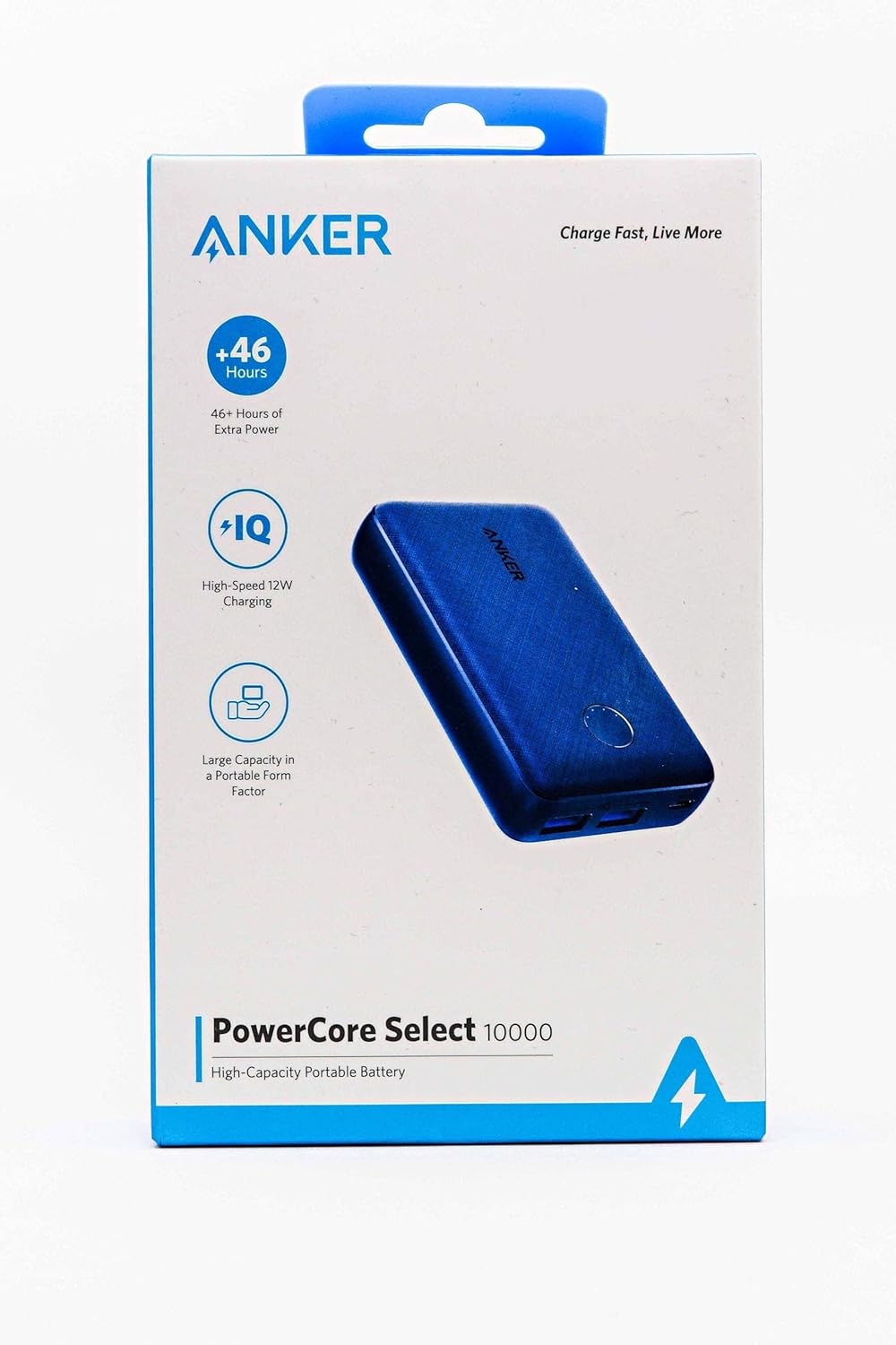 بنك الطاقة Anker PowerCore Select (10000 مللي أمبير، أزرق)