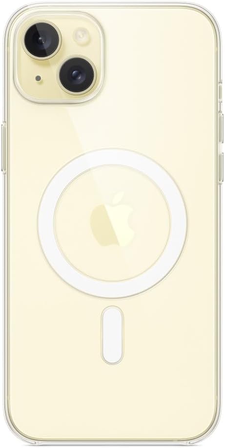 جراب شفاف لجهاز Apple iPhone 15 Plus مع MagSafe 