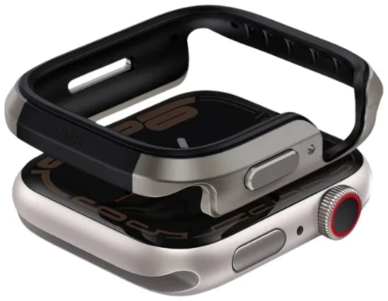 UNIQ case Valencia Apple Watch Series 46mm titanium silver