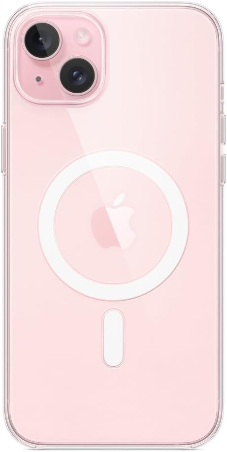 جراب شفاف لجهاز Apple iPhone 15 Plus مع MagSafe 