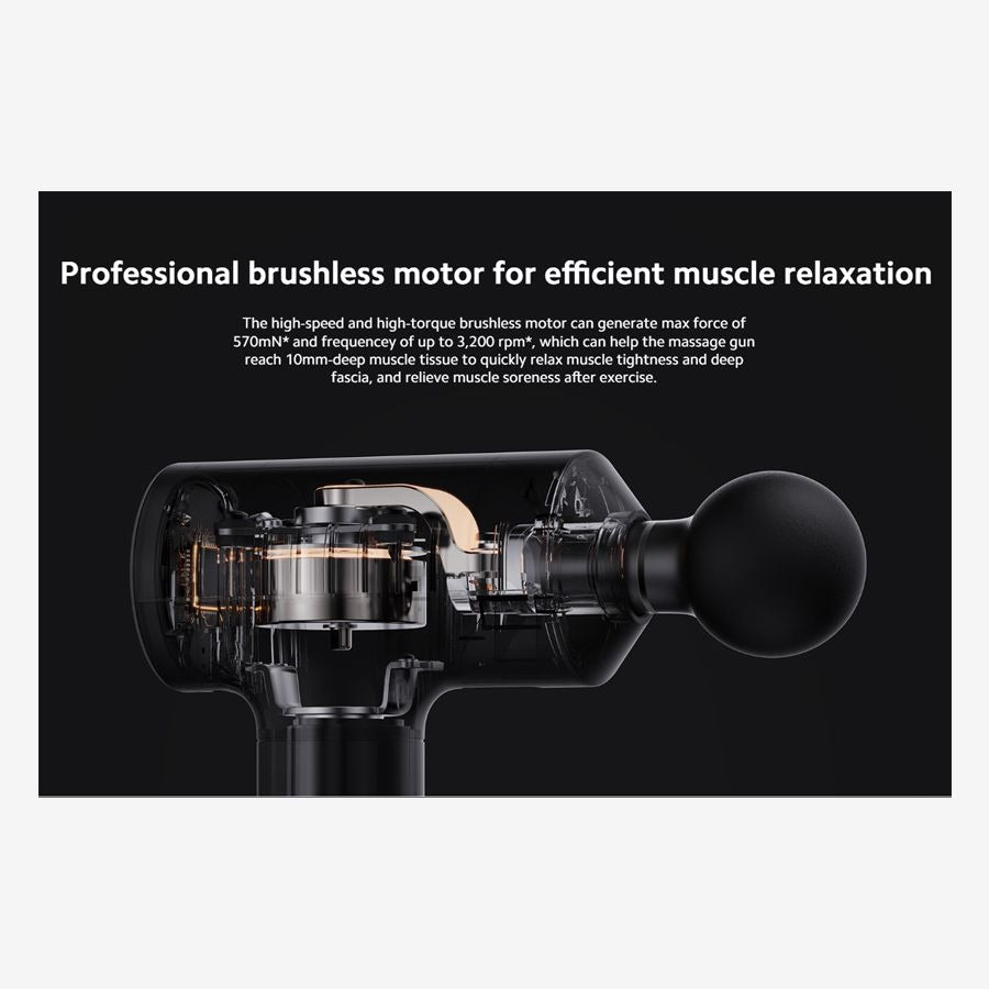 Xiaomi Massage Gun Rechargeable 2600mAh BHR5609EN - Black