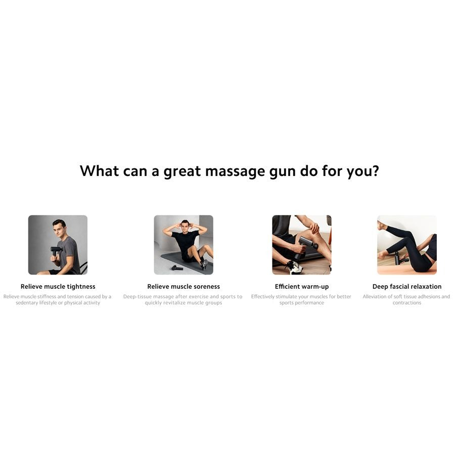 Xiaomi Massage Gun Rechargeable 2600mAh BHR5609EN - Black