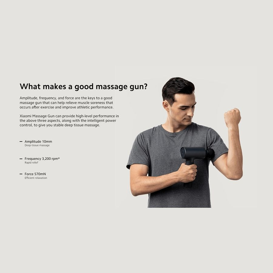 Xiaomi Massage Gun Rechargeable 2600mAh BHR5609EN - Black