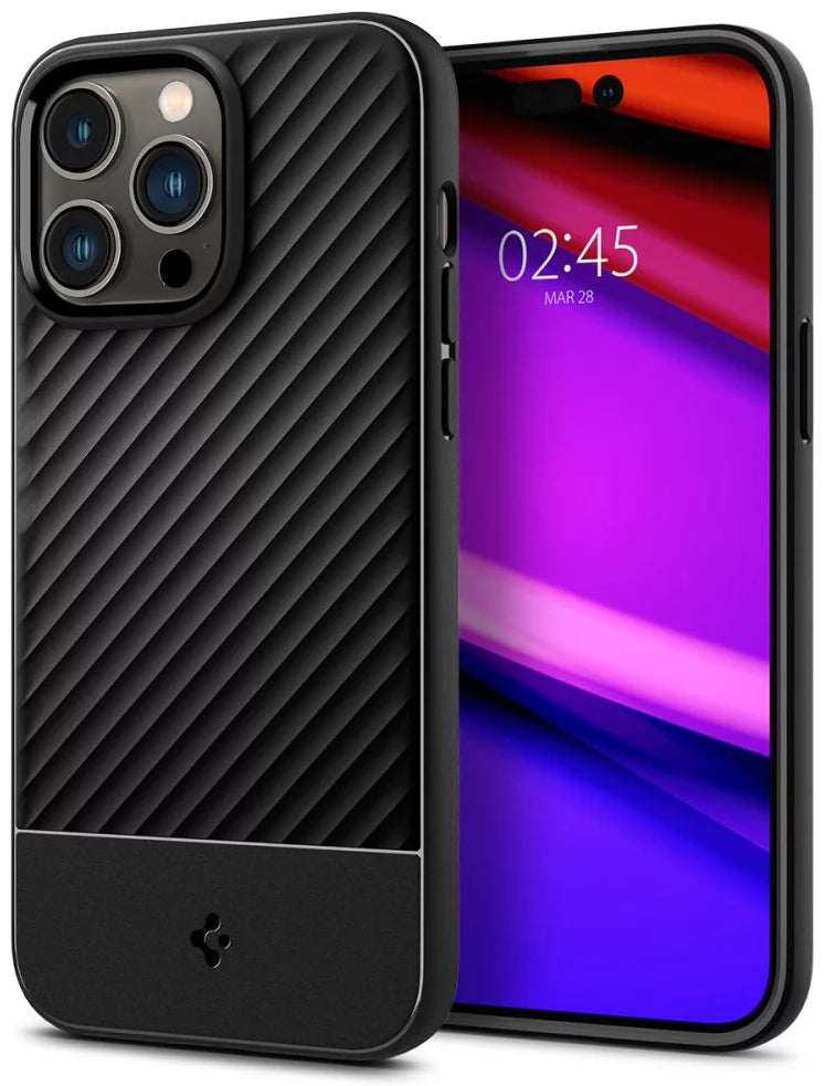 جراب SPIGEN CORE ARMOR لهاتف iPhone 14 PRO أسود غير لامع (ACS04661)