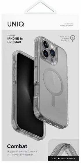 UNIQ case Combat iPhone 16 Pro Max 6.9" Magclick stone gray (UNIQ-IP6.9P(2024)-COMMSGRY)