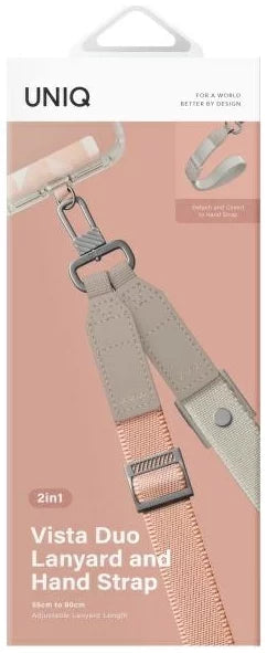 UNIQ Vista universal 2in1 phone strap peach beige (UNIQ-VISTADUO2IN1-PEABEG)