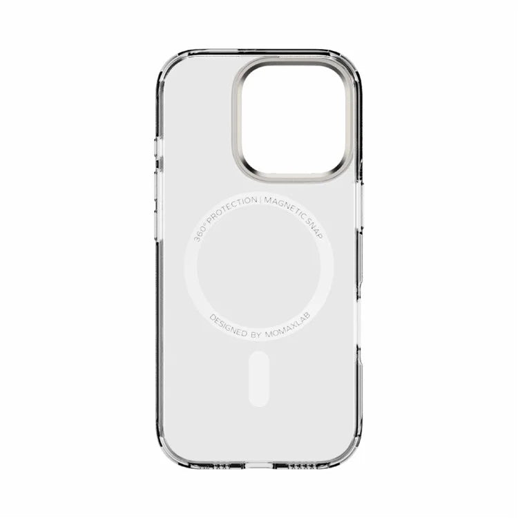 جراب MOMAX المغناطيسي الشفاف لهاتف iPhone 16 PRO 6.3