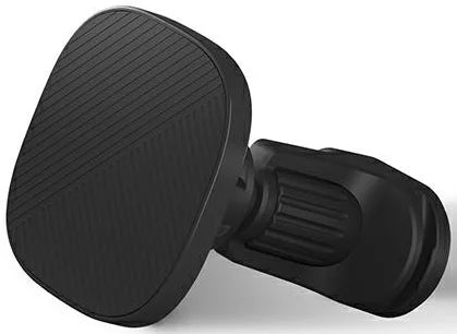 حامل سيارة مغناطيسي Uniq Magneo مع شحن لاسلكي 3 في 1 للوحة القيادة وفتحة التهوية باللون الرمادي 