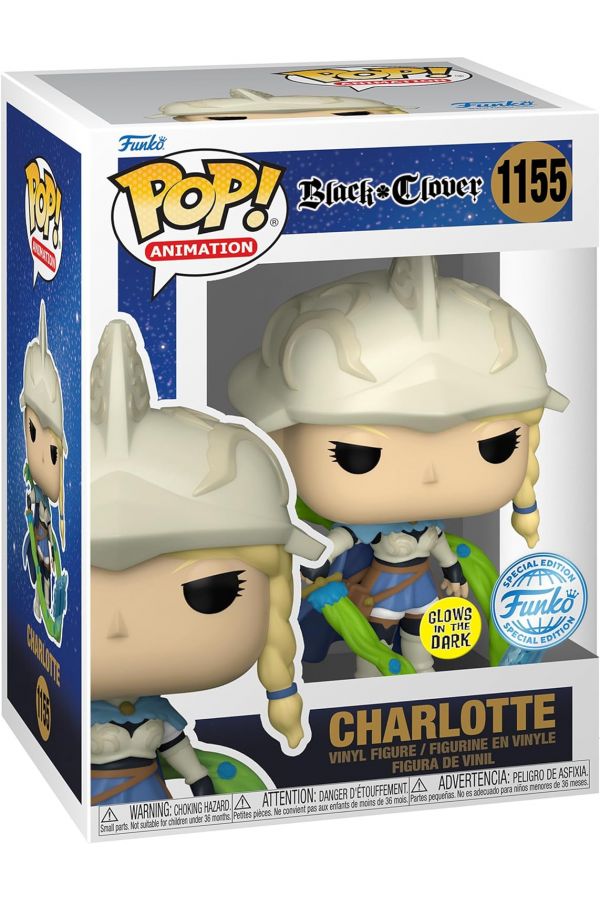 Pop! Animation: Black Clover – Charlotte Roselei (Glow-in-the-Dark Chase Exclusive)