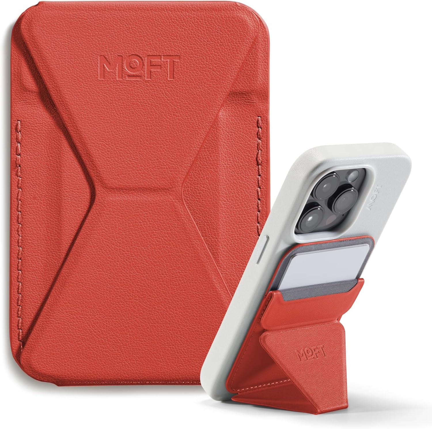 MOFT Snap-On MagSafe Stand & Wallet – Sunset