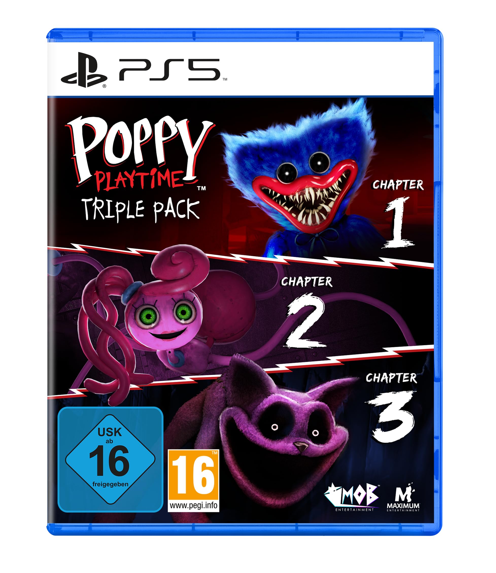 مجموعة Poppy Playtime الثلاثية من شركة Maximum Entertainment المحدودة في المملكة المتحدة [PS5]